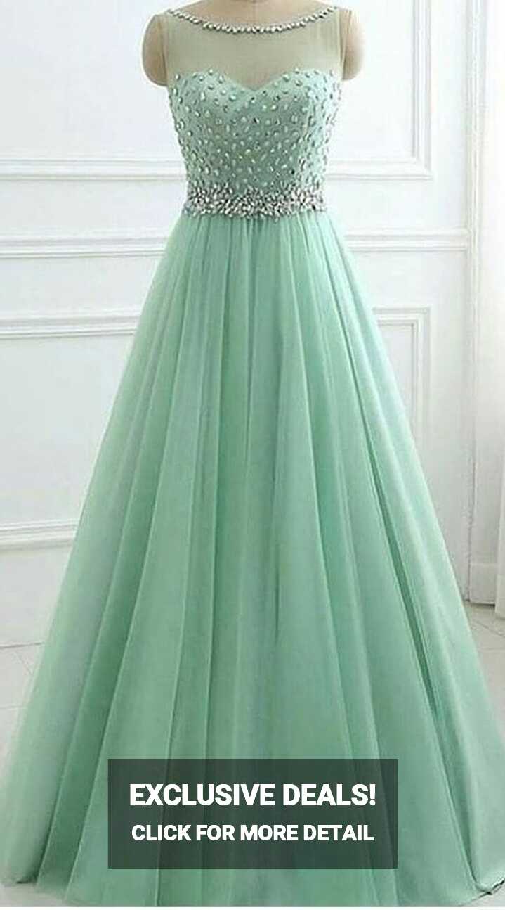 Pastel Green Net High Netted Gown for Festival