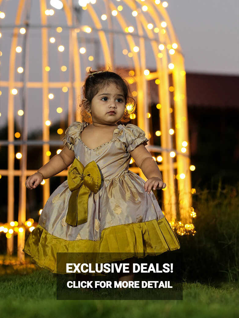 Pattu South Indian Traditional Dress for Baby Girl | Indian ...