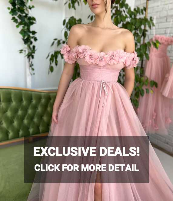 Peony Princess Off-shoulder Gown | Teuta Matoshi