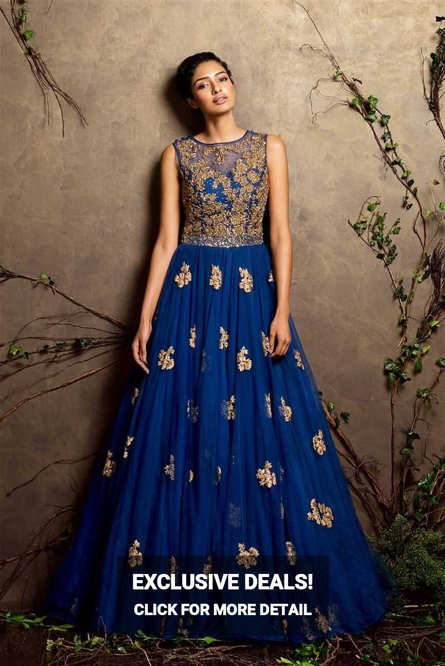 Photo of floor length gown | Anarkali dress, Indian gowns, Dresses