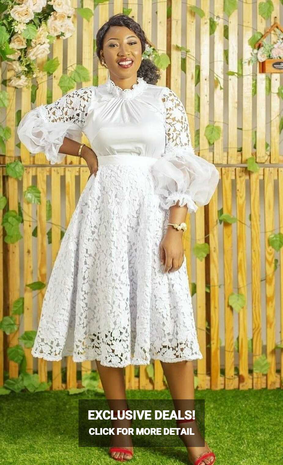 Pin by Africhic Collections on belle robe | Lace dress classy ...