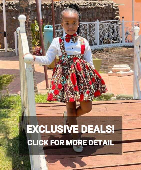 Pinafore Ankara Dress, African Baby Girl Dress, by ...