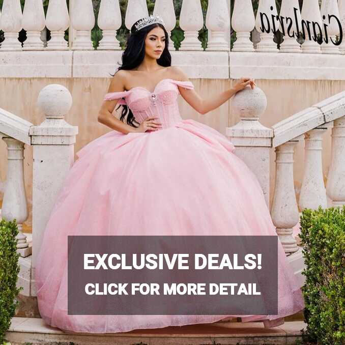 Pink Ball Gown Quinceanera Dress 2023 Sweet 15 16 Years Old ...