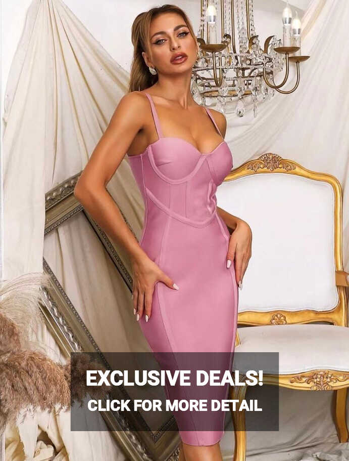 Pink Elegant Bodycon dress