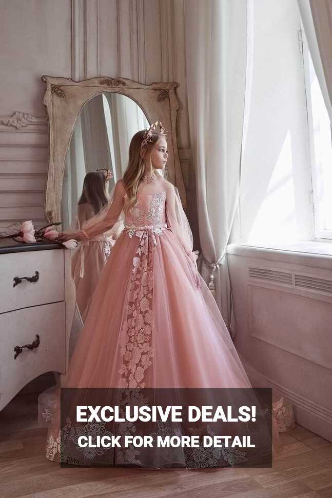 Pink Princess Dress Long Sleeves – Mia Bambina Boutique