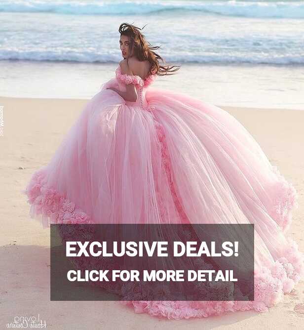 Pink princess dress Flowers Cinderella Ball gown | Ball gowns ...