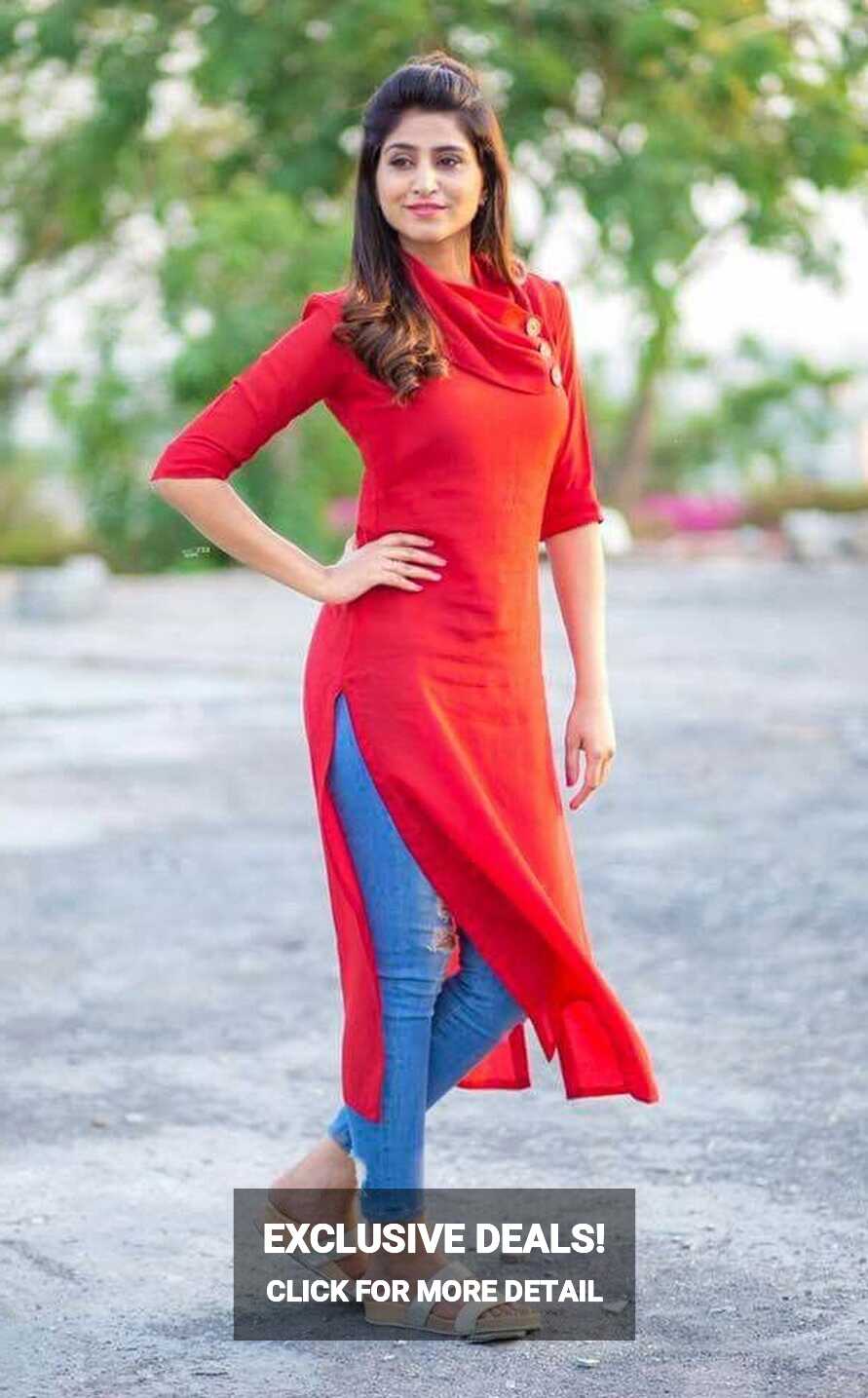 Pinterest | Long kurti designs, Kurti designs, Kurti designs party ...