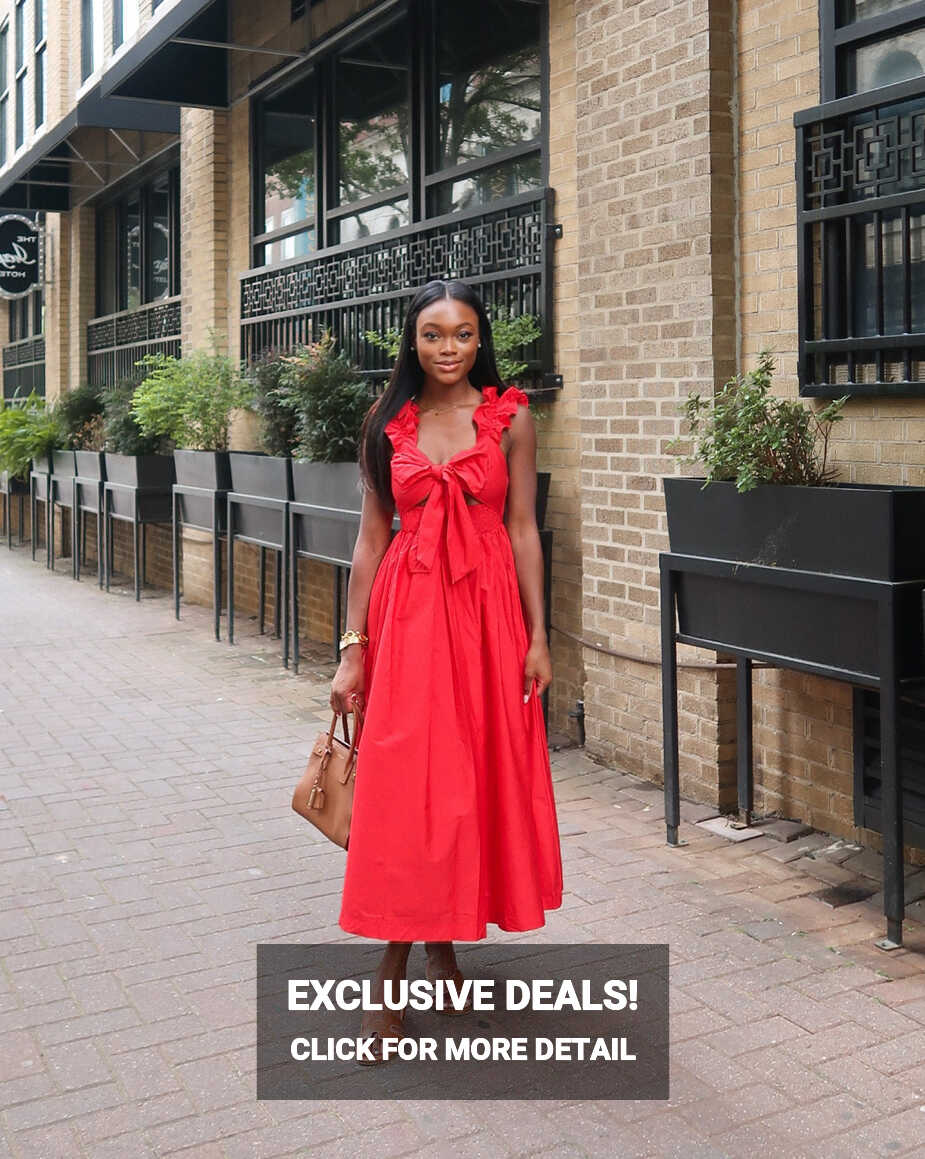 Pita Midi Dress - Red curated on LTK