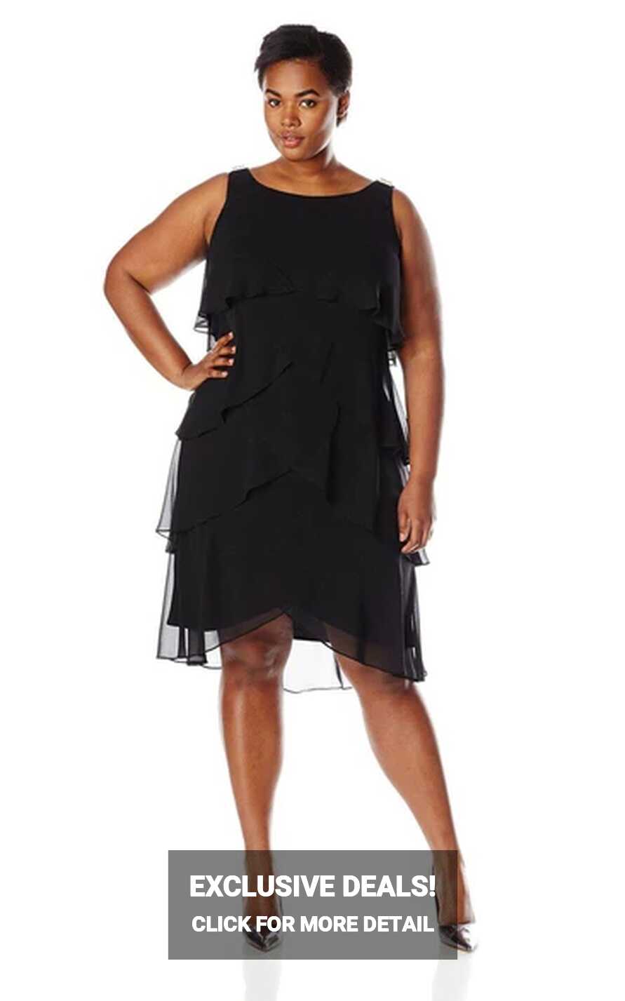 Plus Size Black Cocktail Dresses - June Bridals