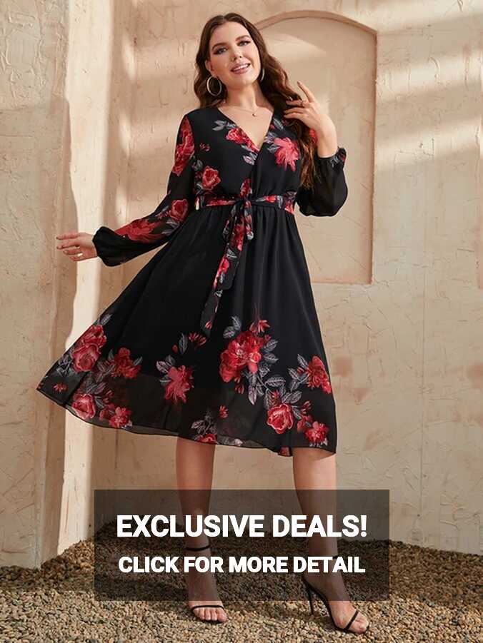 Plus Size Casual Summer Dresses Sleeves | Plus Size Long Sleeve ...