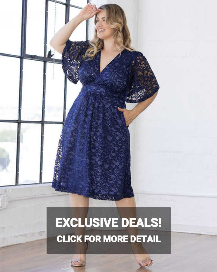 Plus Size Lace Dresses - Special Occasion Dresses - Kiyonna Clothing