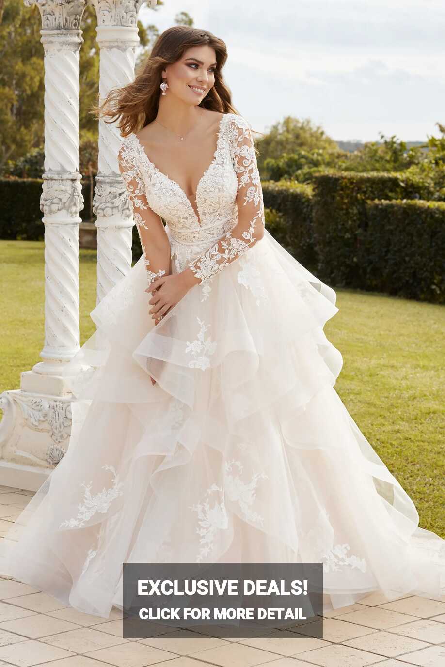 Plus Size Long Sleeve Ballgown Wedding Dress | Sophia Tolli Sienna ...