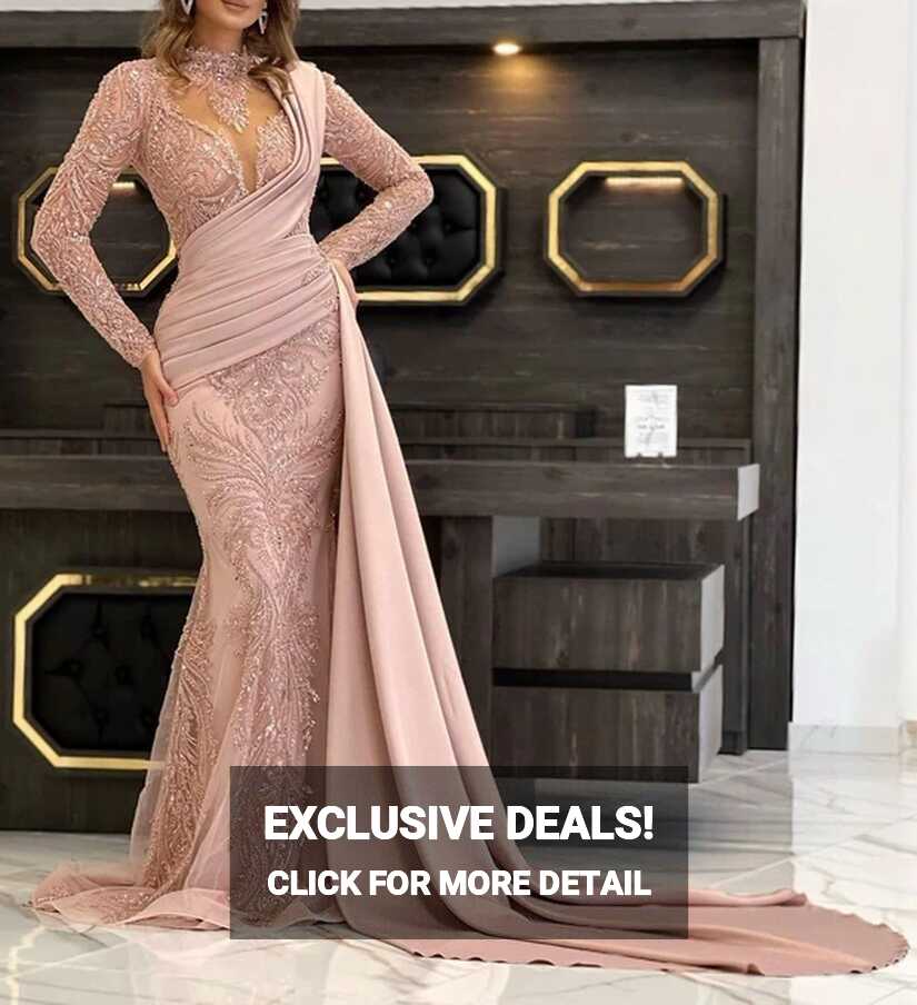 Plus Size Prom Dresses Sleeves | Plus Size Long Sleeve Prom ...