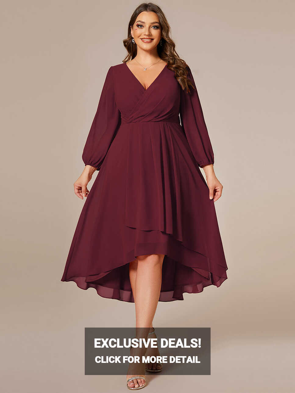 Plus Size Women&#39;s Knee-Length Wholesale Homecoming Cocktail Dresses Wi