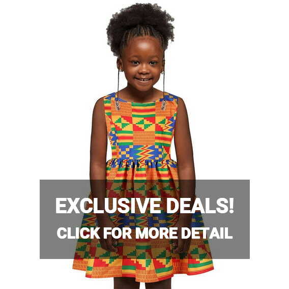 Polyester Dress Girls Age 8 Toddler Kids Baby Girls African ...