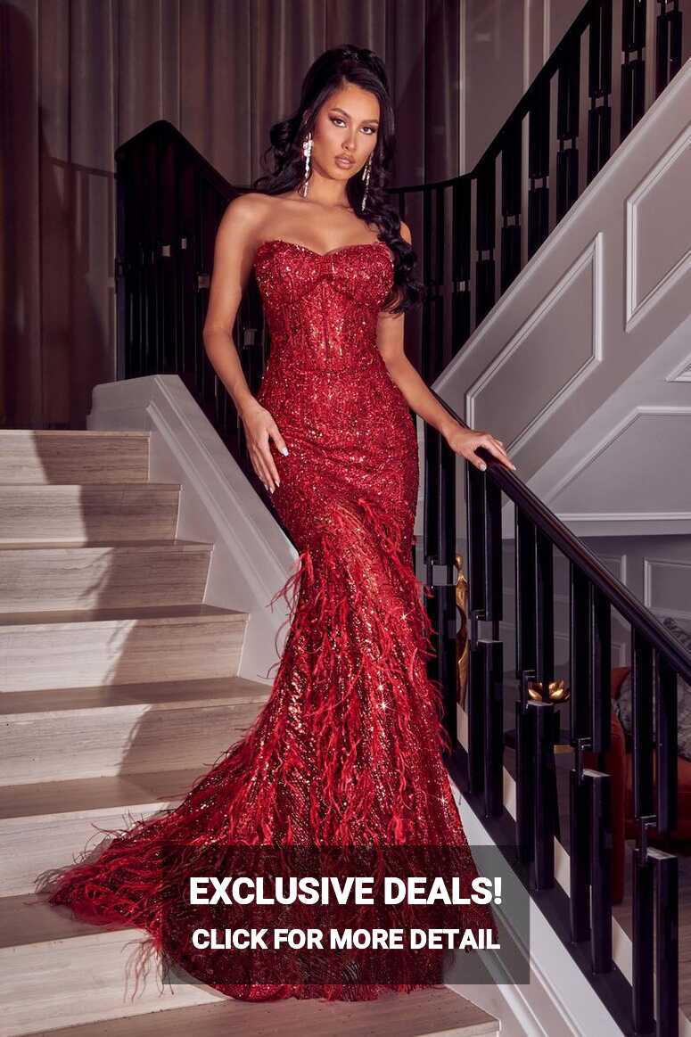 Portia and Scarlett Corset Long Dress PS23263 – Terry Costa