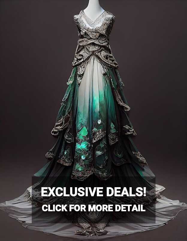 Premium Photo | Magical elegant woman dress design 3d illustrated