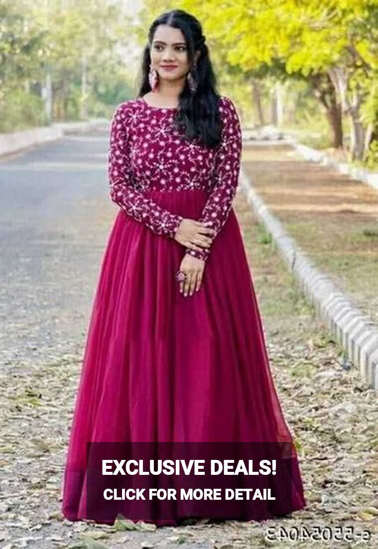 Pretty Partywear Women Gown, Gown Dresses, पार्टी ...