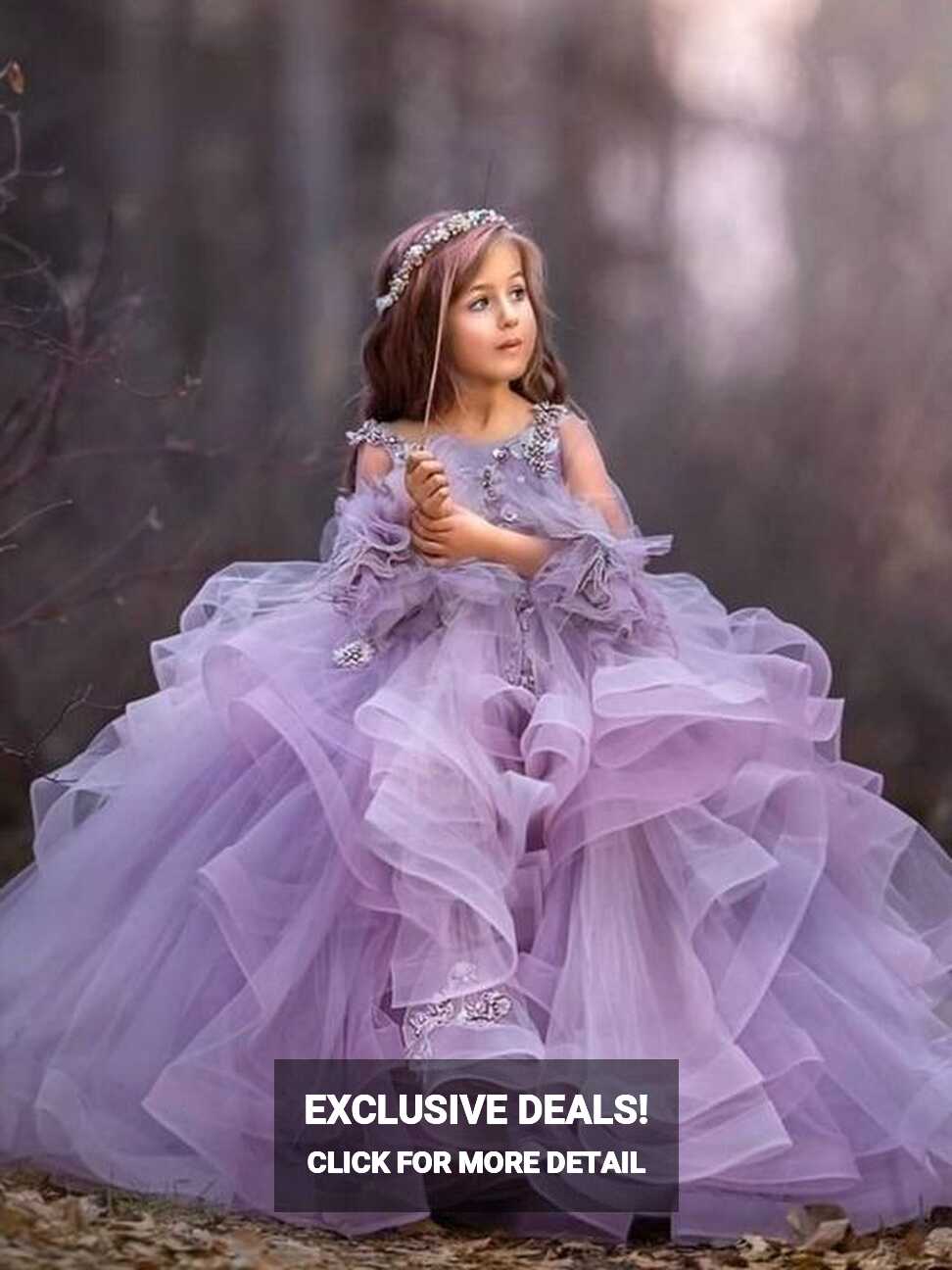 Princess Style Dress for Kids Birthday Party