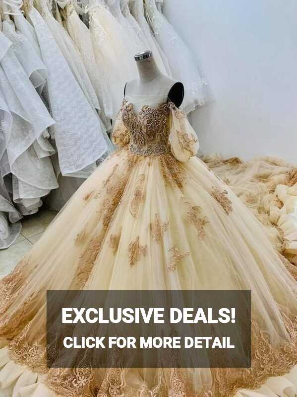 Princess yellow/gold beauty and the beast wedding dress made to ...