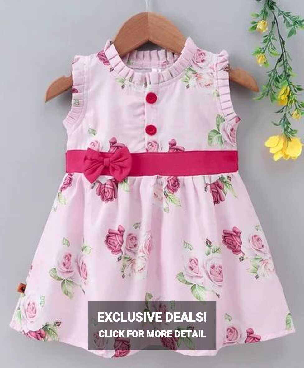 Printed Baby Girl Frocks, Cotton at Rs 199 in Surat | ID: 26505937433