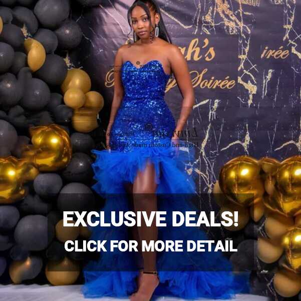 Prom Blue Dress Womens Fashion | Royal Blue Tulle Prom Dresses ...