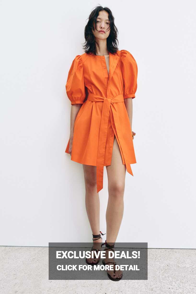 Puff Sleeve Dress | Online Sale | ZARA Turkey