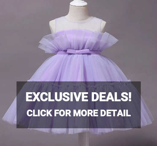 Puffy Purple Girls Princess Birthday Party Dress – HOUSE OF CLAIRE