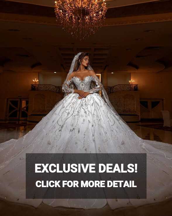 Puffy Wedding Ball Gown White – D&amp;D Clothing