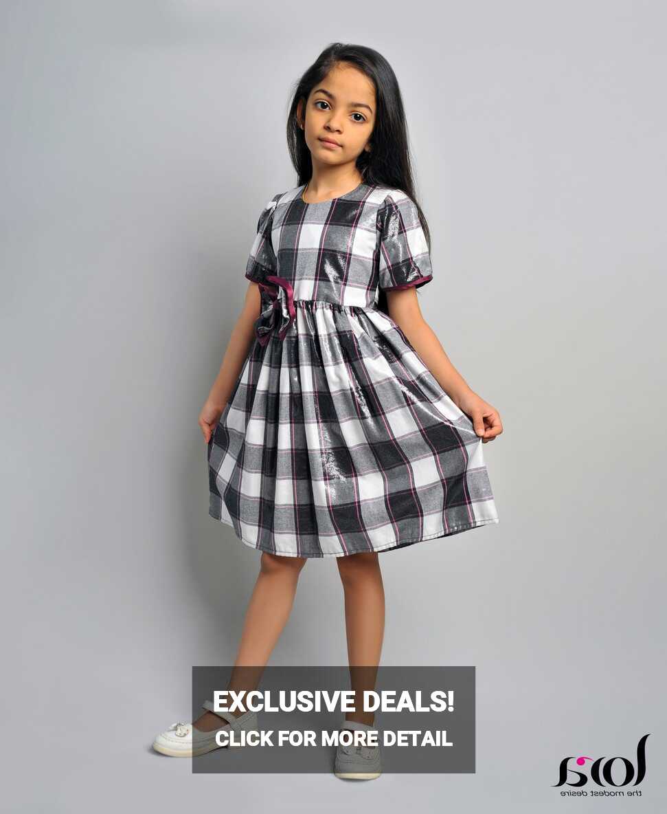 Purple Kids Frock – Lora Online