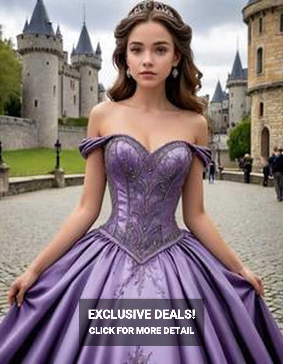 Purple Princess Gown Face Swap ID:1901657