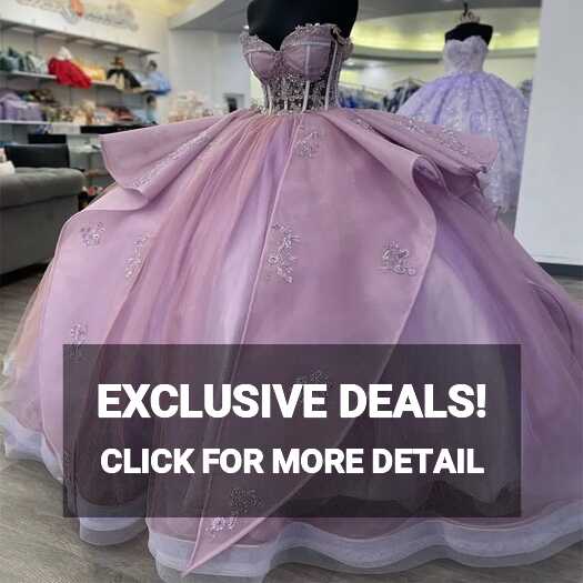 Purple Princess Quinceanera Dresses 2024 Sexy Sweetheart Ball Gown ...