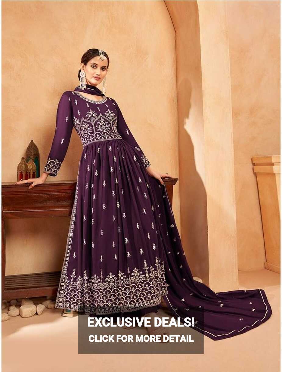 Purple Trendy Naira Cut Suit with Plaza