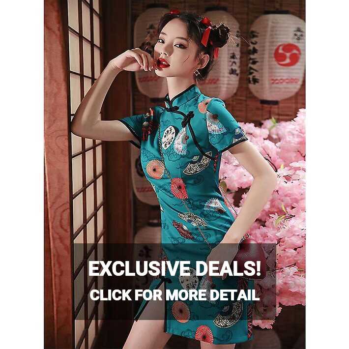 Qipao Modern Chinese Dress Girl Fashion Stretch Vintage Cheongsam ...