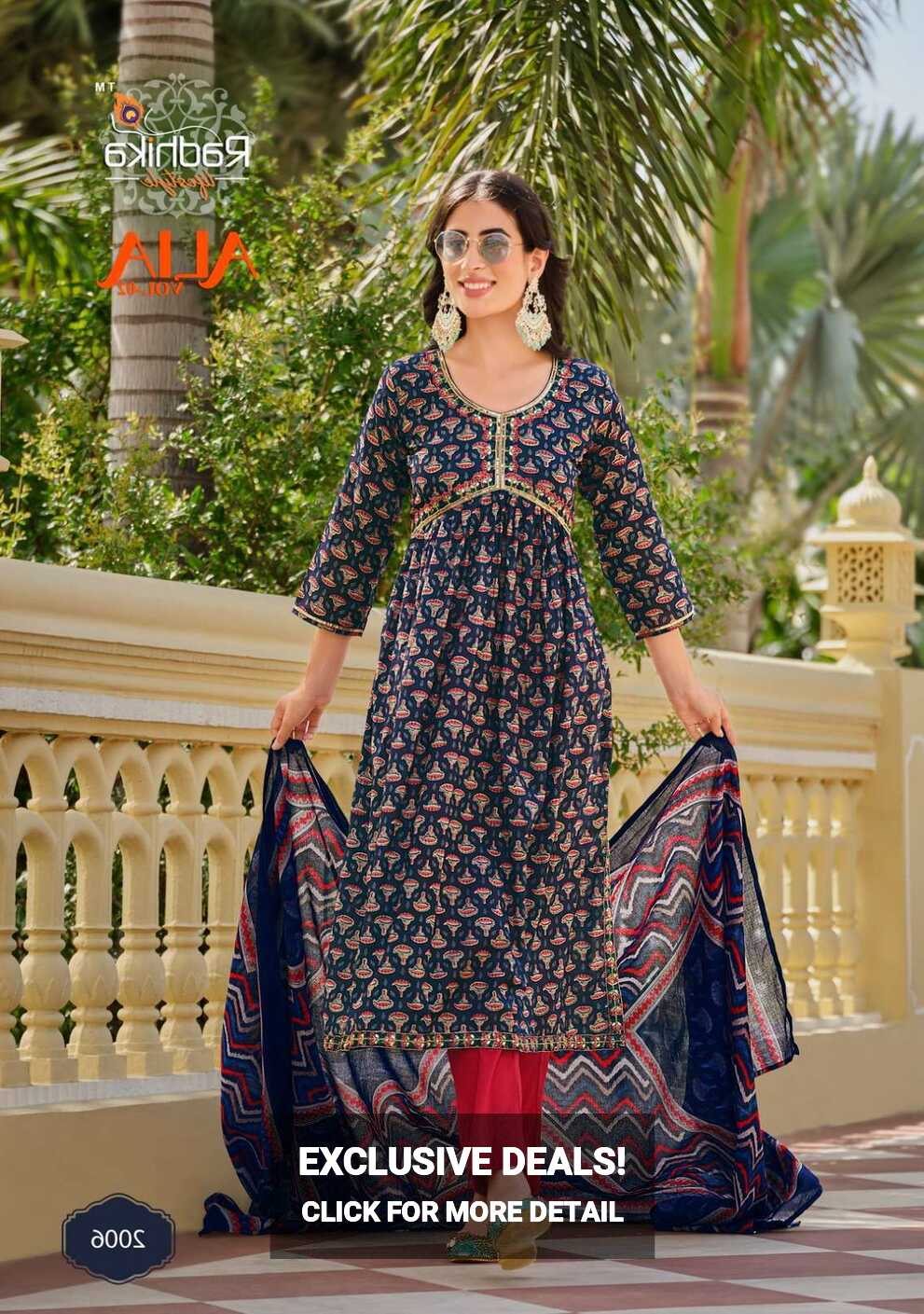 RADHIKA LIFE STYLE ALIA VOL-2 NEW COLLECTION NAYRA CUT KURTI ...