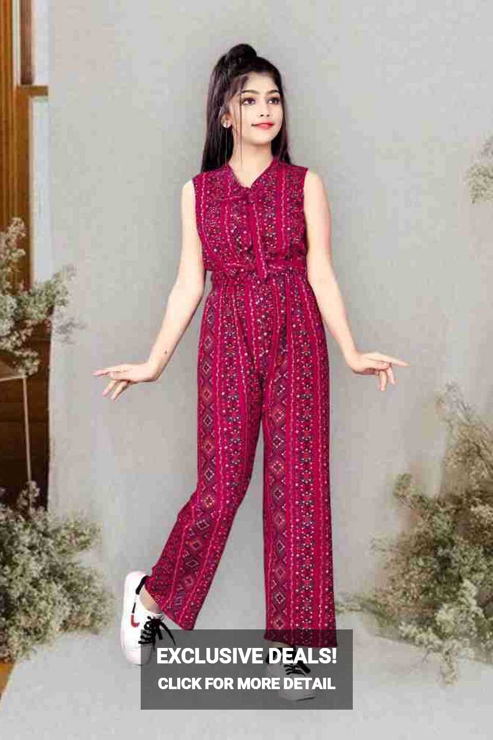 RK MANIYAR Printed Girls Jumpsuit - Buy RK MANIYAR Printed Girls ...