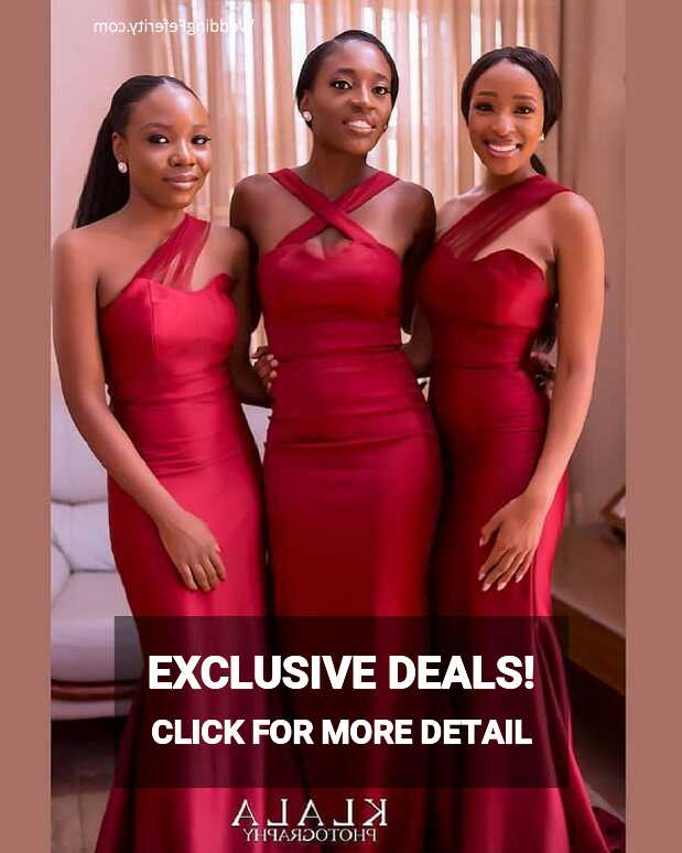 Red Bridesmaids Dresses - 30+ Elegant Styles | Wedding Feferity