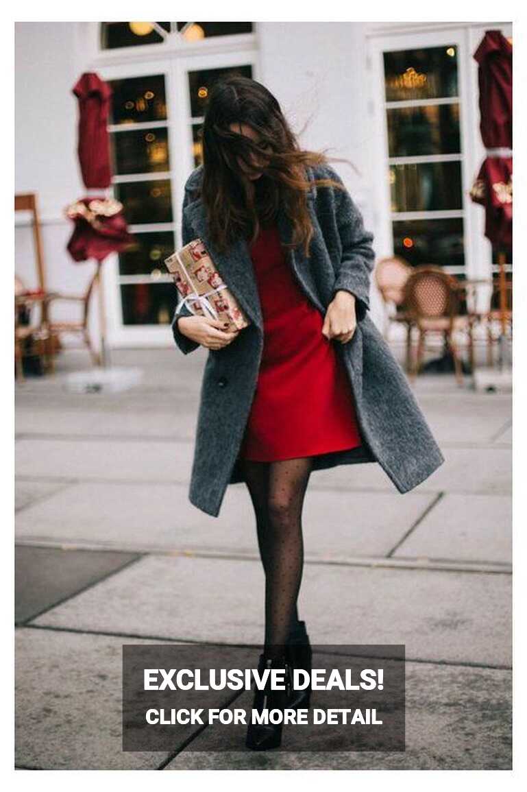 Red Dress Outfit Winter