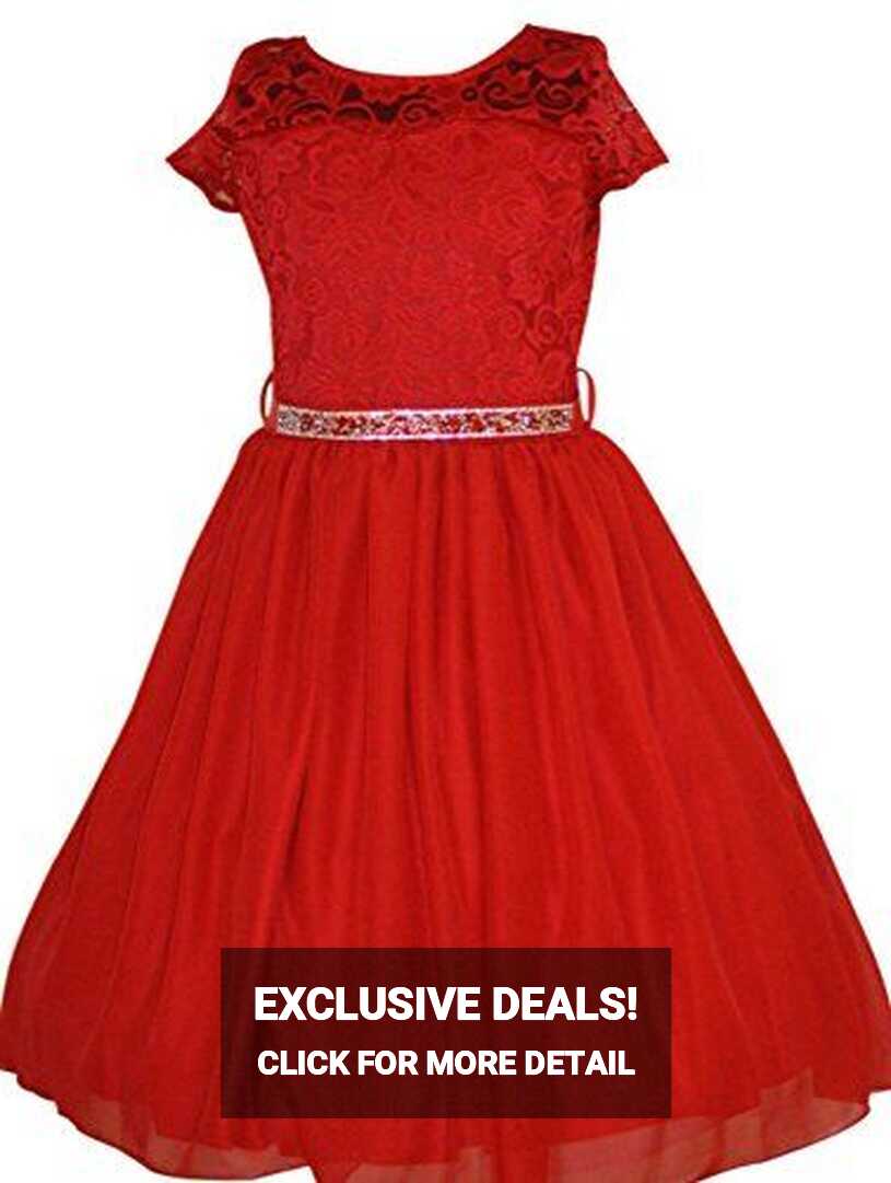 Red Dress for Girls Tweens