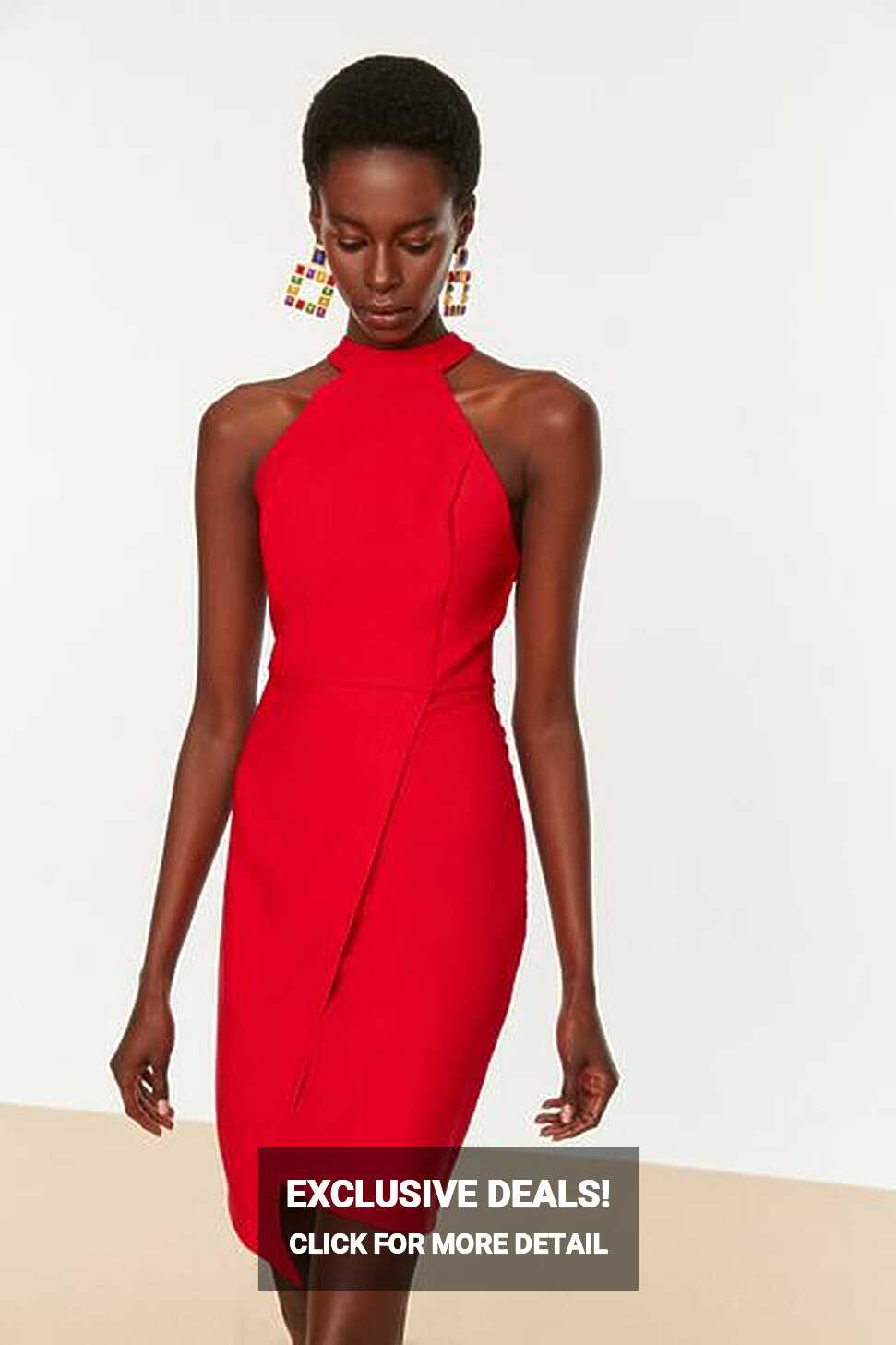 Red Dresses | Bold &amp; Beautiful - Trendyol