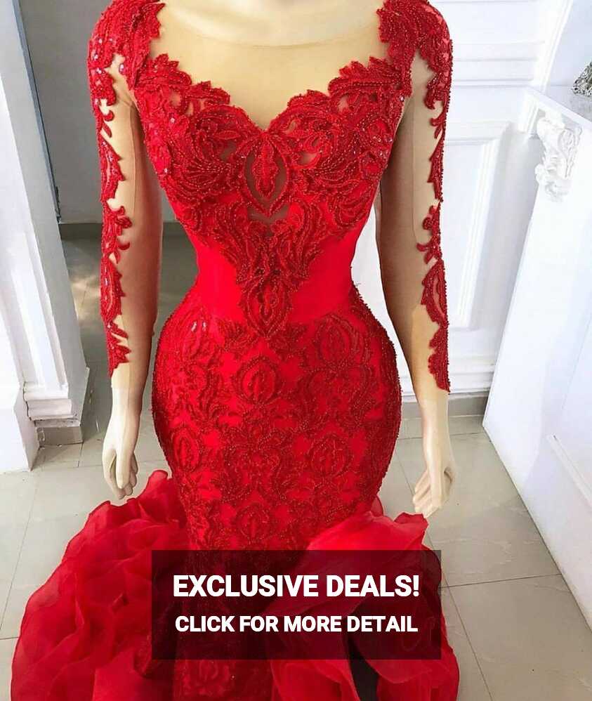 Red Evening Dresses - Special Occasion Formal Wear Designs