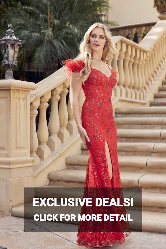 Red Fitted Prom Dress — Danielly&#39;s Boutique