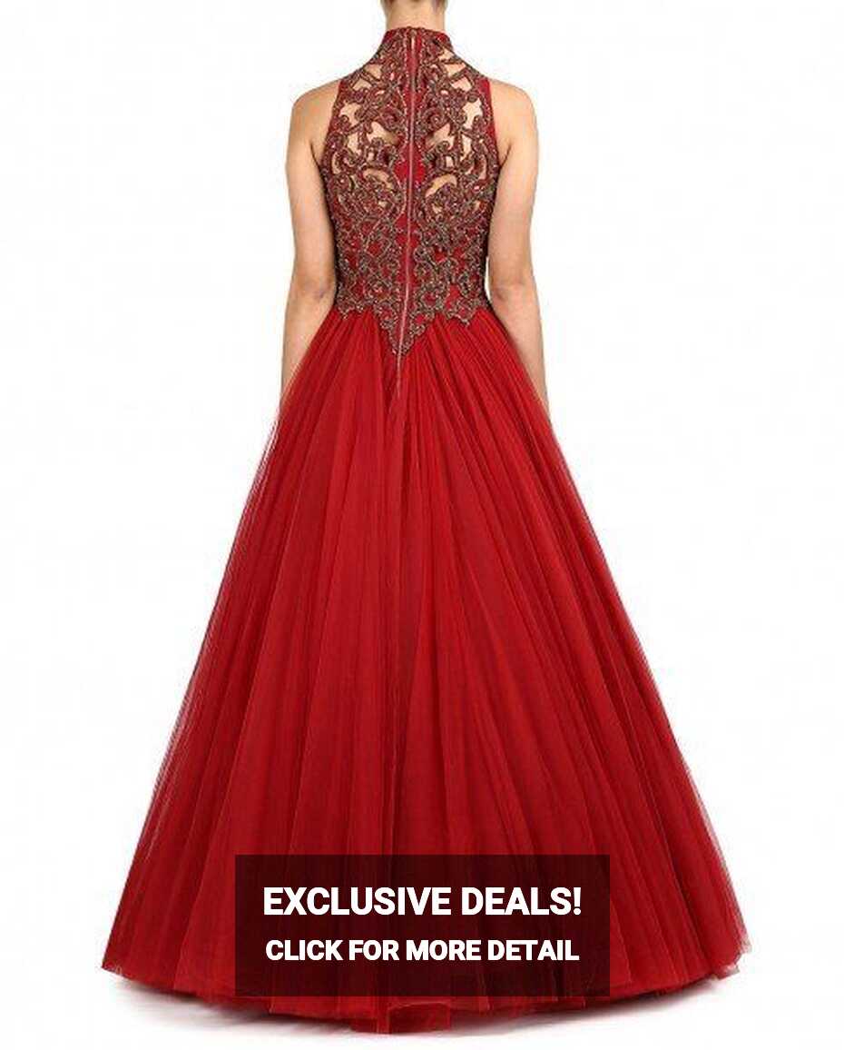 Red Gown from Shantanu &amp; Nikhil Collection