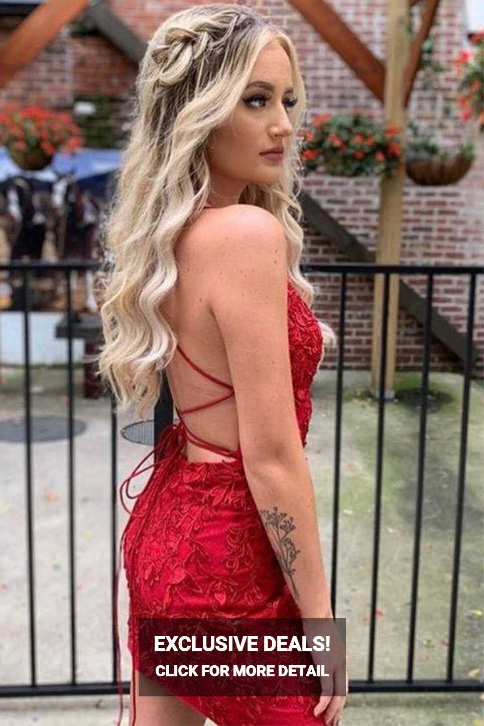 Red Lace Homecoming Dresses 2021, Hoco Dress, Short Prom Dress ...