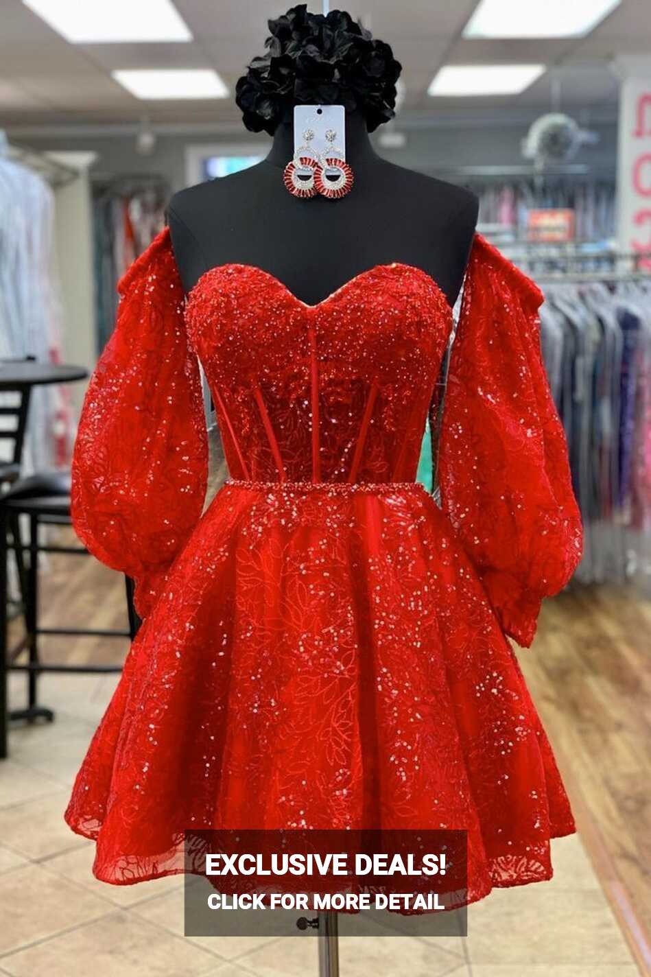 Red Princess A-line Dress