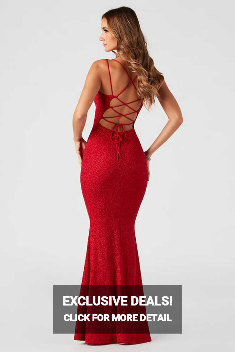 Red Prom Dresses | Red Sequin to Red Satin Gowns &amp; More | Windsor