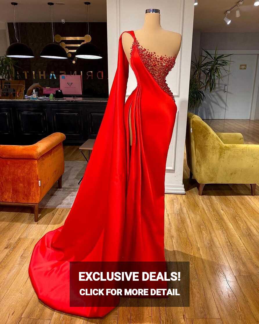 Red Prom Dresses, Mermaid Evening Dresses, 2022 Prom Dresses ...