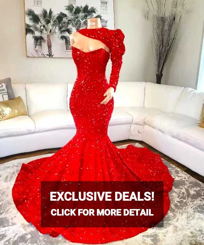 Red Prom Dresses, Sparkly Prom Dress, Vestidos De Graduacion, One ...