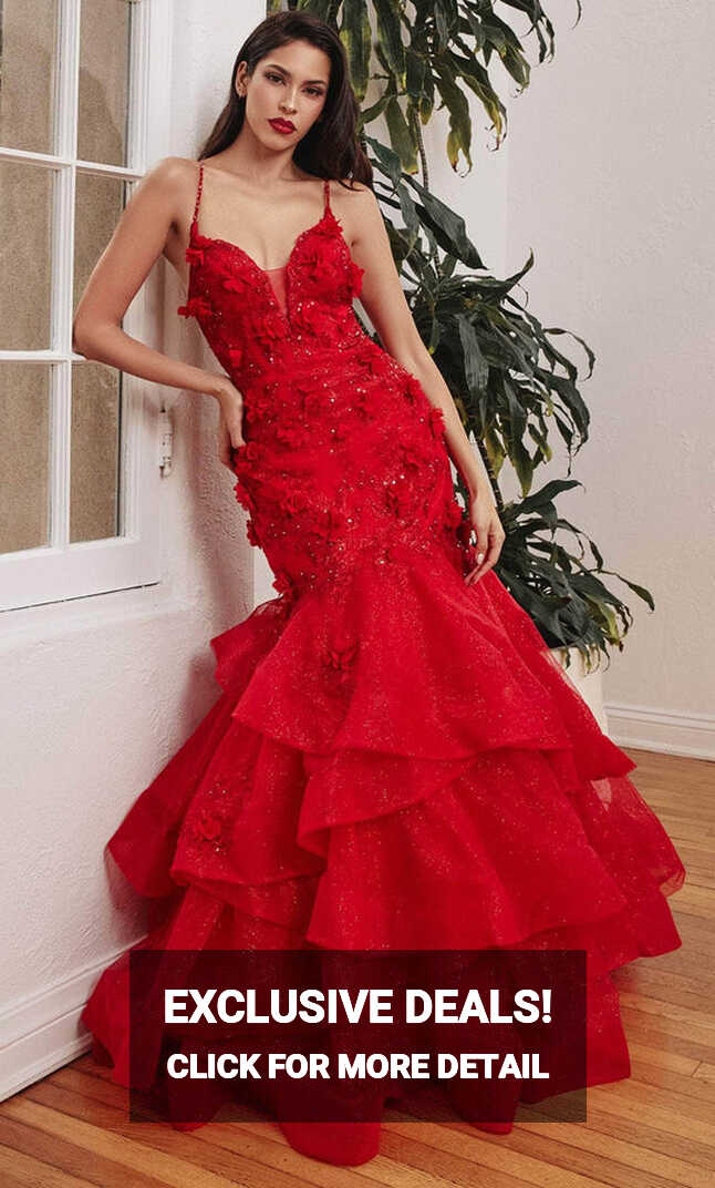 Red Prom Dresses 2024 - Slit, Sleeves, Sparkly &amp; More - Couture Candy