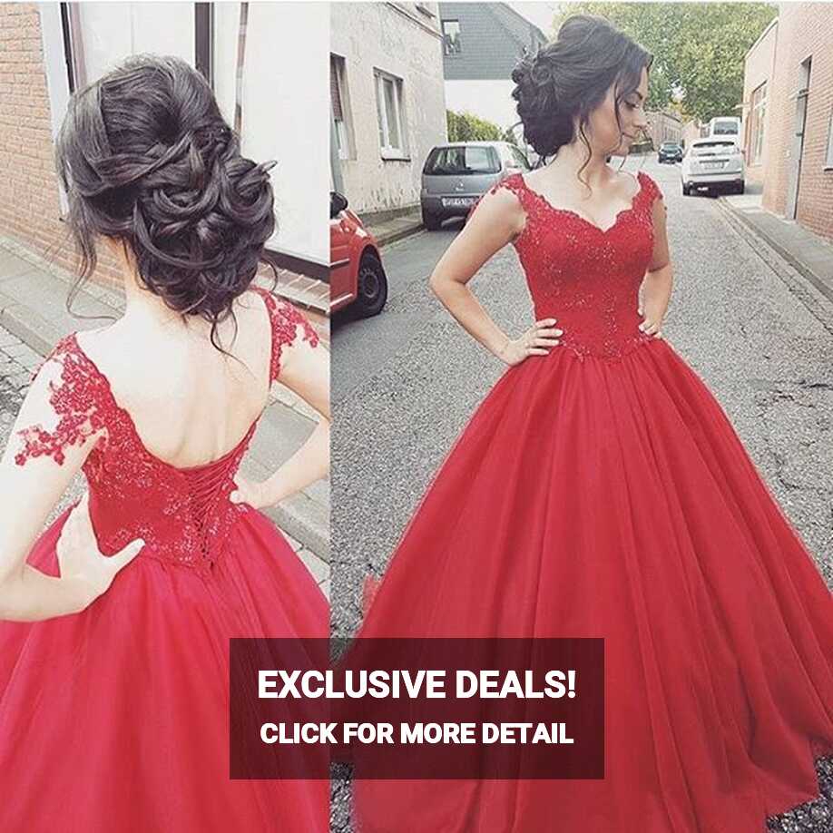 Red Prom Dresses,prom Dress,prom Dresses,ball Gown Formal Gown ...